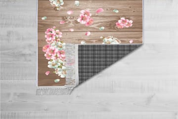 Homefesto Matta 100x300 cm - Multifärgad/Sammet - Textil & mattor - Matta - Orientalisk matta - Persisk matta