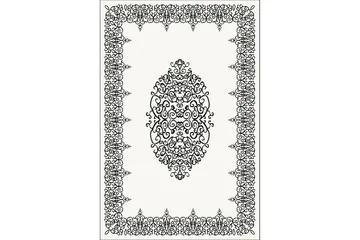 Homefesto Matta 100x300 cm - Multifärgad/Sammet - Textil & mattor - Matta - Orientalisk matta - Persisk matta