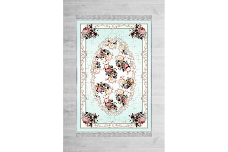 Homefesto Matta 100x300 cm - Multifärgad/Sammet - Textil & mattor - Matta - Orientalisk matta - Persisk matta