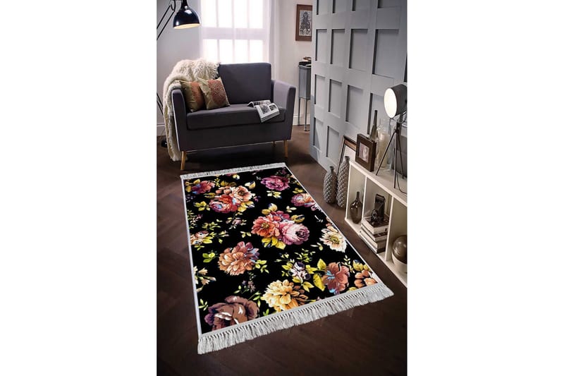 Homefesto Matta 100x300 cm - Multifärgad/Sammet - Textil & mattor - Matta - Orientalisk matta - Persisk matta