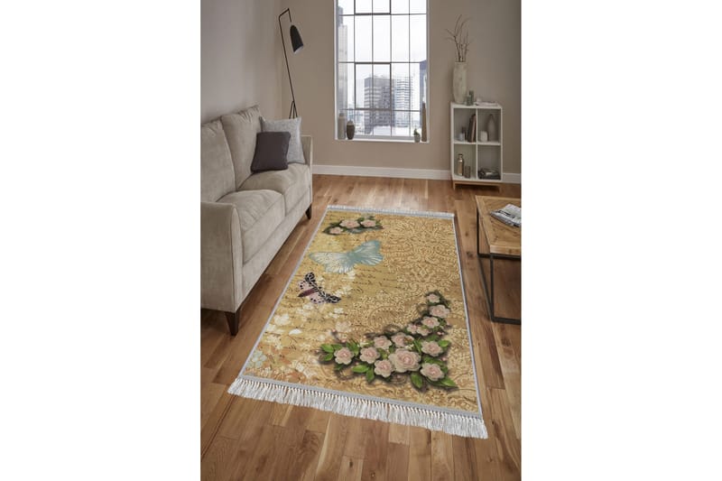 Homefesto Matta 100x300 cm - Multifärgad/Sammet - Textil & mattor - Matta - Orientalisk matta - Persisk matta
