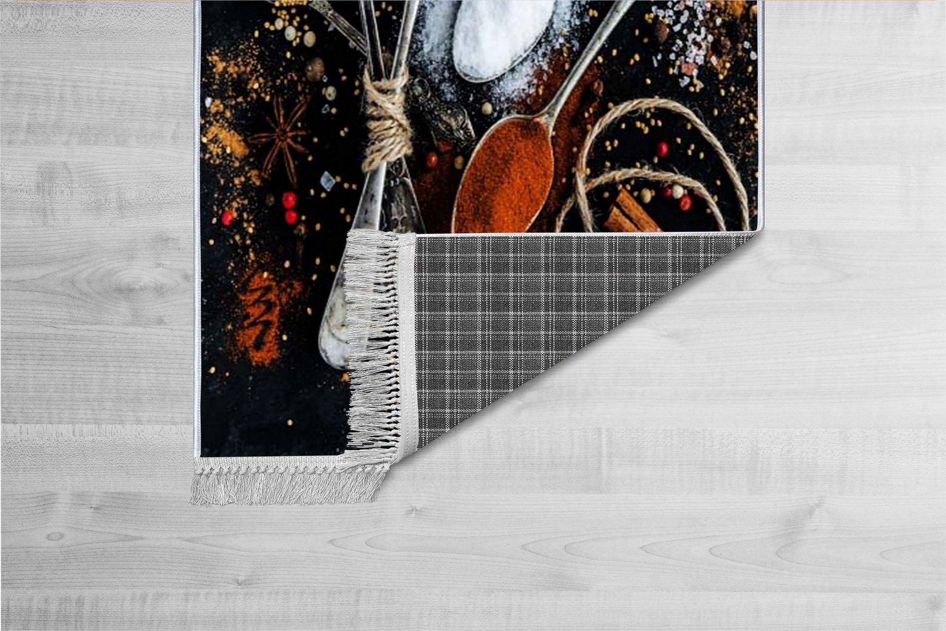 Homefesto Matta 100x300 cm - Multif&auml;rgad/Sammet