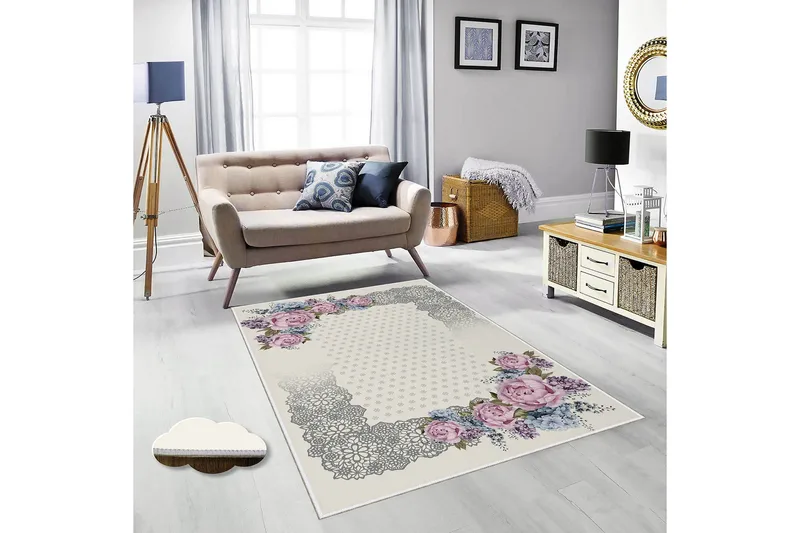 Homefesto Matta 120x180 cm, Multifärgad