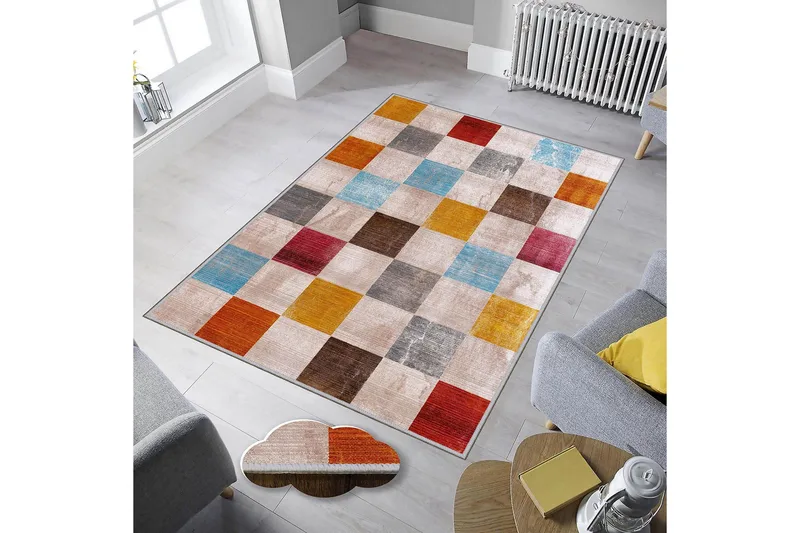 Homefesto Matta 120x180 cm - Multifärgad - Textil & mattor - Matta - Orientalisk matta - Persisk matta