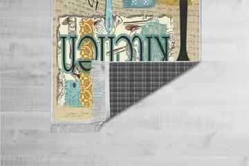 Homefesto Matta 120x180 cm - Multifärgad/Sammet - Textil & mattor - Matta - Orientalisk matta - Persisk matta