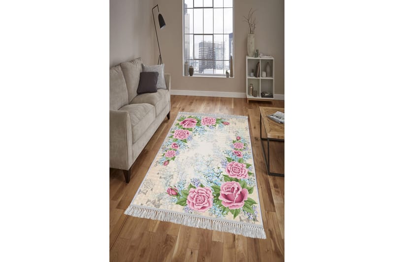 Homefesto Matta 120x180 cm - Multifärgad/Sammet - Textil & mattor - Matta - Orientalisk matta - Persisk matta