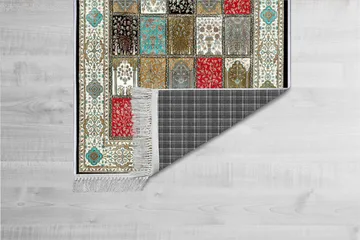 Homefesto Matta 120x180 cm - Multifärgad/Sammet - Textil & mattor - Matta - Orientalisk matta - Persisk matta
