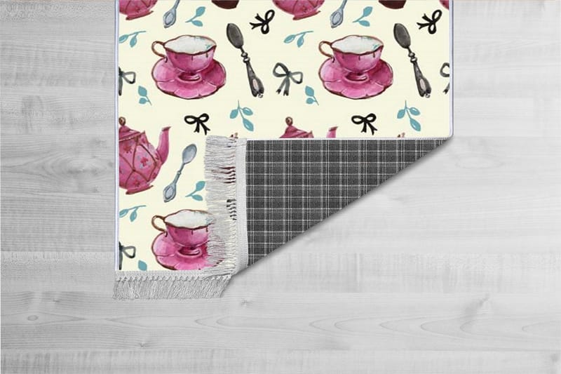 Homefesto Matta 120x180 cm - Multifärgad/Sammet - Textil & mattor - Matta - Orientalisk matta - Persisk matta