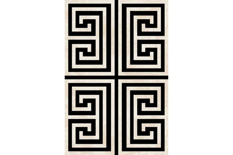 Homefesto Matta 120x180 cm, Multifärgad/Sammet