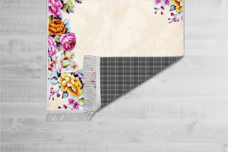 Homefesto Matta 120x180 cm - Multifärgad/Sammet - Textil & mattor - Matta - Orientalisk matta - Persisk matta