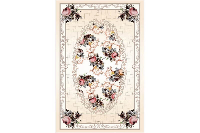 Homefesto Matta 120x180 cm - Multifärgad/Sammet - Textil & mattor - Matta - Orientalisk matta - Persisk matta