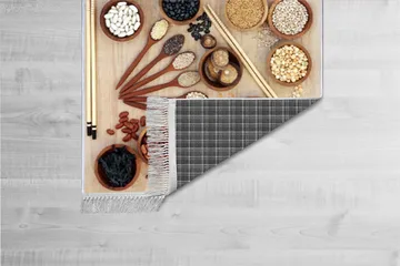 Homefesto Matta 120x180 cm - Multifärgad/Sammet - Textil & mattor - Matta - Orientalisk matta - Persisk matta