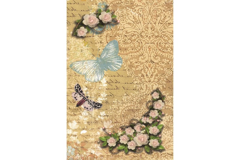 Homefesto Matta 120x180 cm - Multifärgad/Sammet - Textil & mattor - Matta - Orientalisk matta - Persisk matta