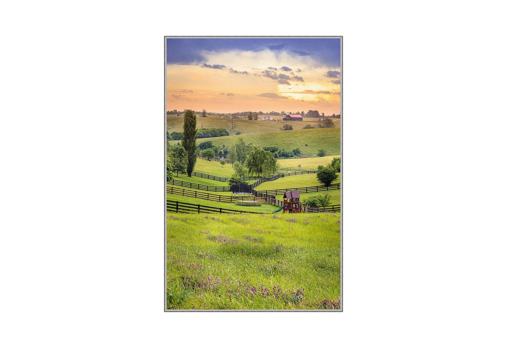 homefesto matta 120x180 cm - multifärgad