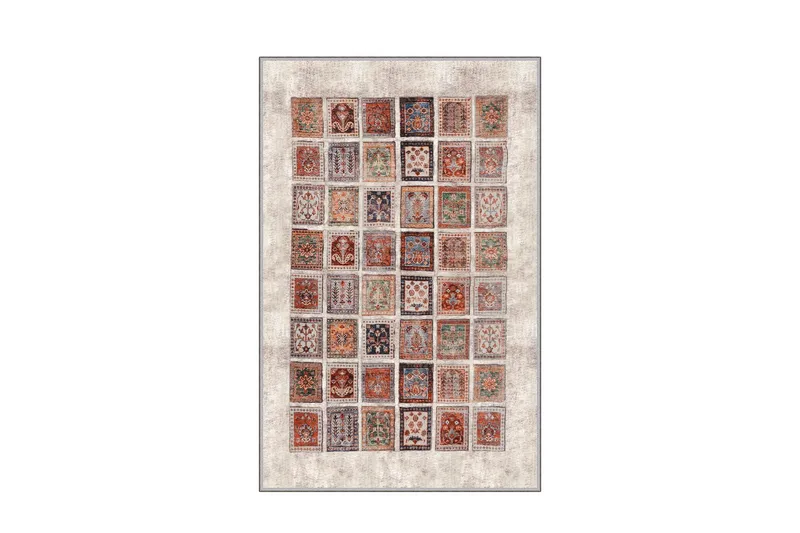 Homefesto Matta 140x220 cm - Multifärgad - Textil & mattor - Matta - Orientalisk matta - Persisk matta