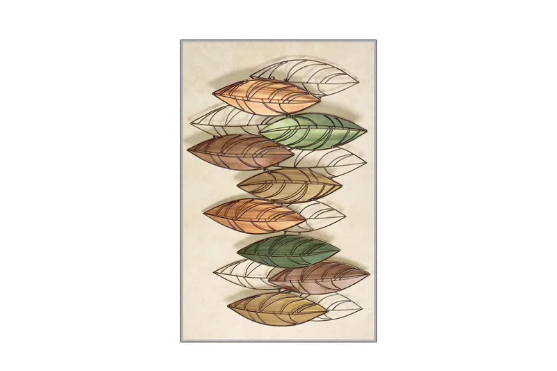 Homefesto Matta 140x220 cm, Multifärgad