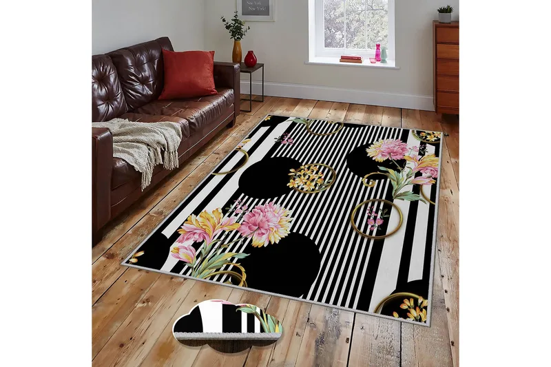 Homefesto Matta 140x220 cm - Multifärgad - Textil & mattor - Matta - Orientalisk matta - Persisk matta