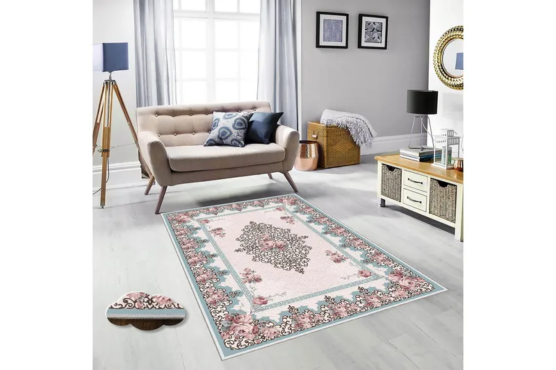 Homefesto Matta 140x220 cm, Multifärgad