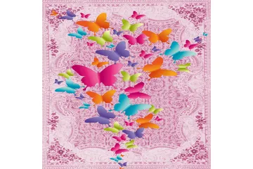 Homefesto Matta 140x220 cm - Multifärgad - Textil & mattor - Matta - Orientalisk matta - Persisk matta
