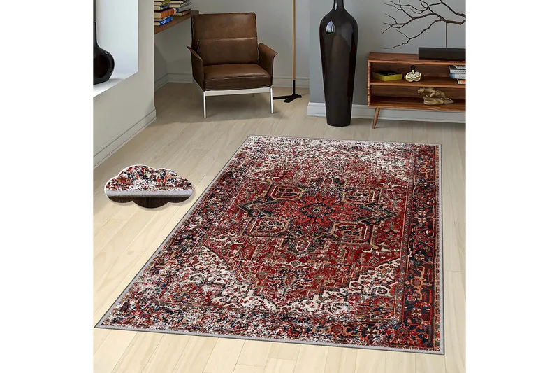 Homefesto Matta 140x220 cm - Multifärgad - Textil & mattor - Matta - Orientalisk matta - Persisk matta