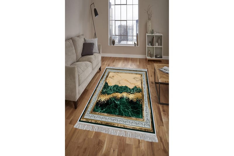 Homefesto Matta 140x220 cm - Multifärgad/Sammet - Textil & mattor - Matta - Orientalisk matta - Persisk matta