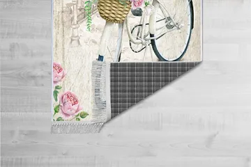 Homefesto Matta 140x220 cm - Multifärgad/Sammet - Textil & mattor - Matta - Orientalisk matta - Persisk matta