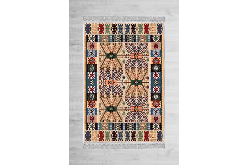 Homefesto Matta 140x220 cm - Multifärgad/Sammet - Textil & mattor - Matta - Orientalisk matta - Persisk matta
