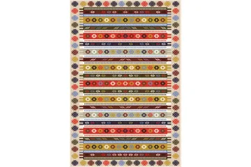 Homefesto Matta 140x220 cm - Multifärgad/Sammet - Textil & mattor - Matta - Orientalisk matta - Persisk matta