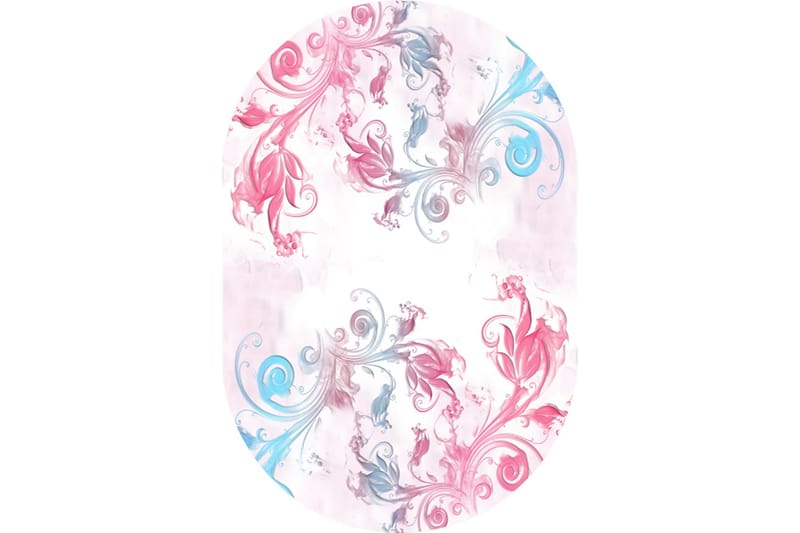 Homefesto Matta 140x220 cm - Multifärgad/Sammet - Textil & mattor - Matta - Orientalisk matta - Persisk matta