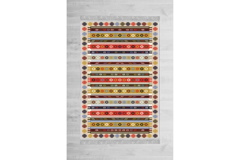 Homefesto Matta 140x220 cm, Multifärgad/Sammet