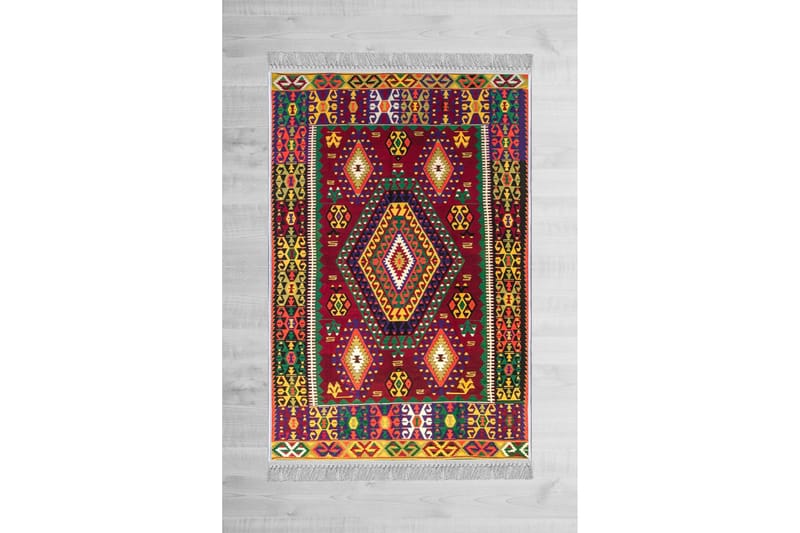 Homefesto Matta 140x220 cm - Multifärgad/Sammet - Textil & mattor - Matta - Orientalisk matta - Persisk matta