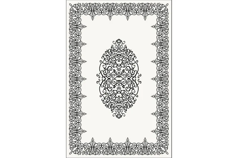 Homefesto Matta 140x220 cm - Multifärgad/Sammet - Textil & mattor - Matta - Orientalisk matta - Persisk matta