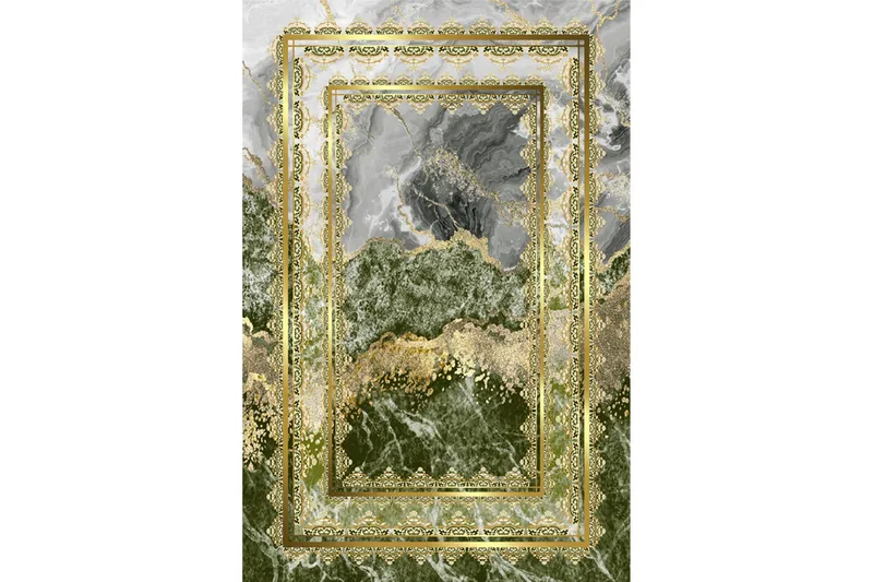 Homefesto Matta 140x220 cm - Multifärgad/Sammet - Textil & mattor - Matta - Orientalisk matta - Persisk matta