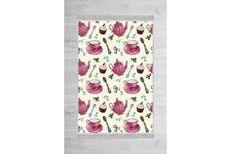 Homefesto Matta 140x220 cm - Multifärgad/Sammet - Textil & mattor - Matta - Orientalisk matta - Persisk matta