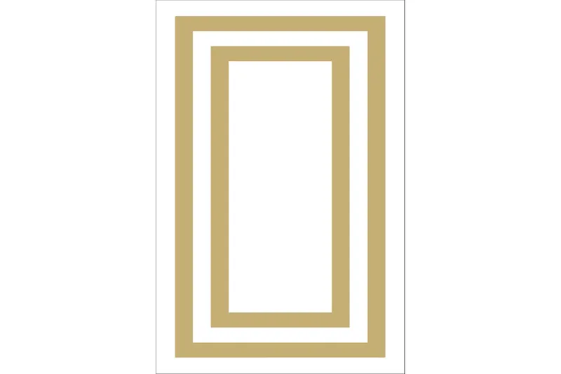 Homefesto Matta 140x220 cm, Multifärgad/Sammet