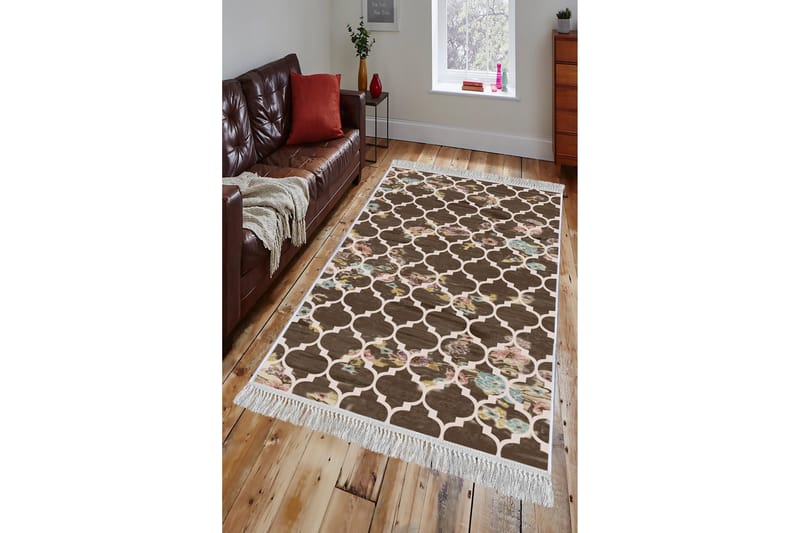 Homefesto Matta 140x220 cm - Multifärgad/Sammet - Textil & mattor - Matta - Orientalisk matta - Persisk matta
