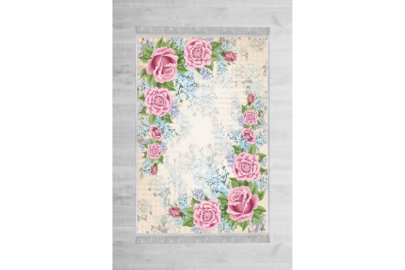 Homefesto Matta 140x220 cm - Multifärgad/Sammet - Textil & mattor - Matta - Orientalisk matta - Persisk matta