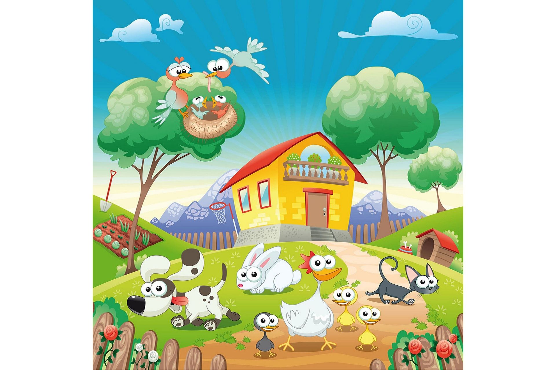 Homefesto Matta 140x220 cm - Multif&auml;rgad