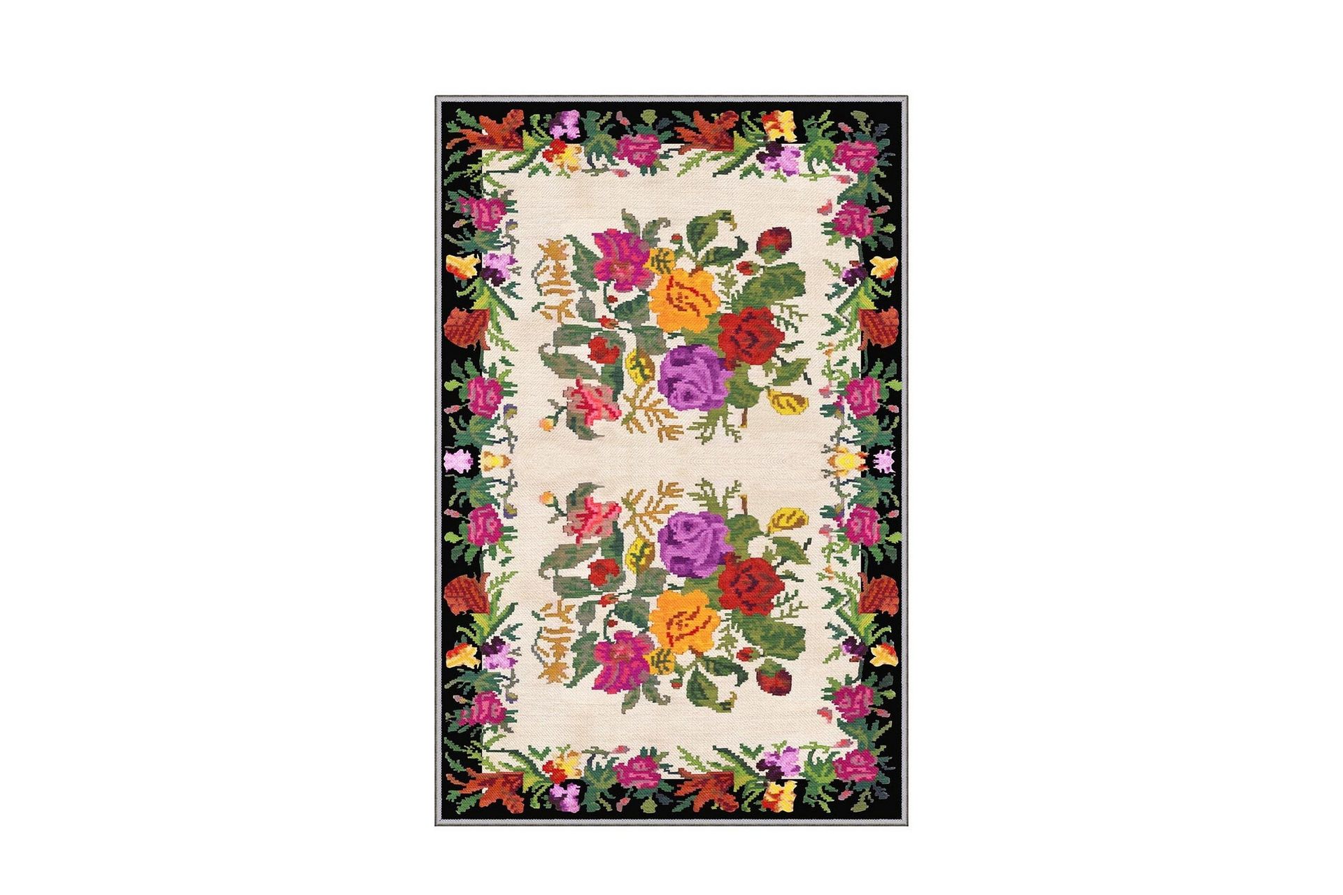 Homefesto Matta 140x220 cm - Multif&auml;rgad