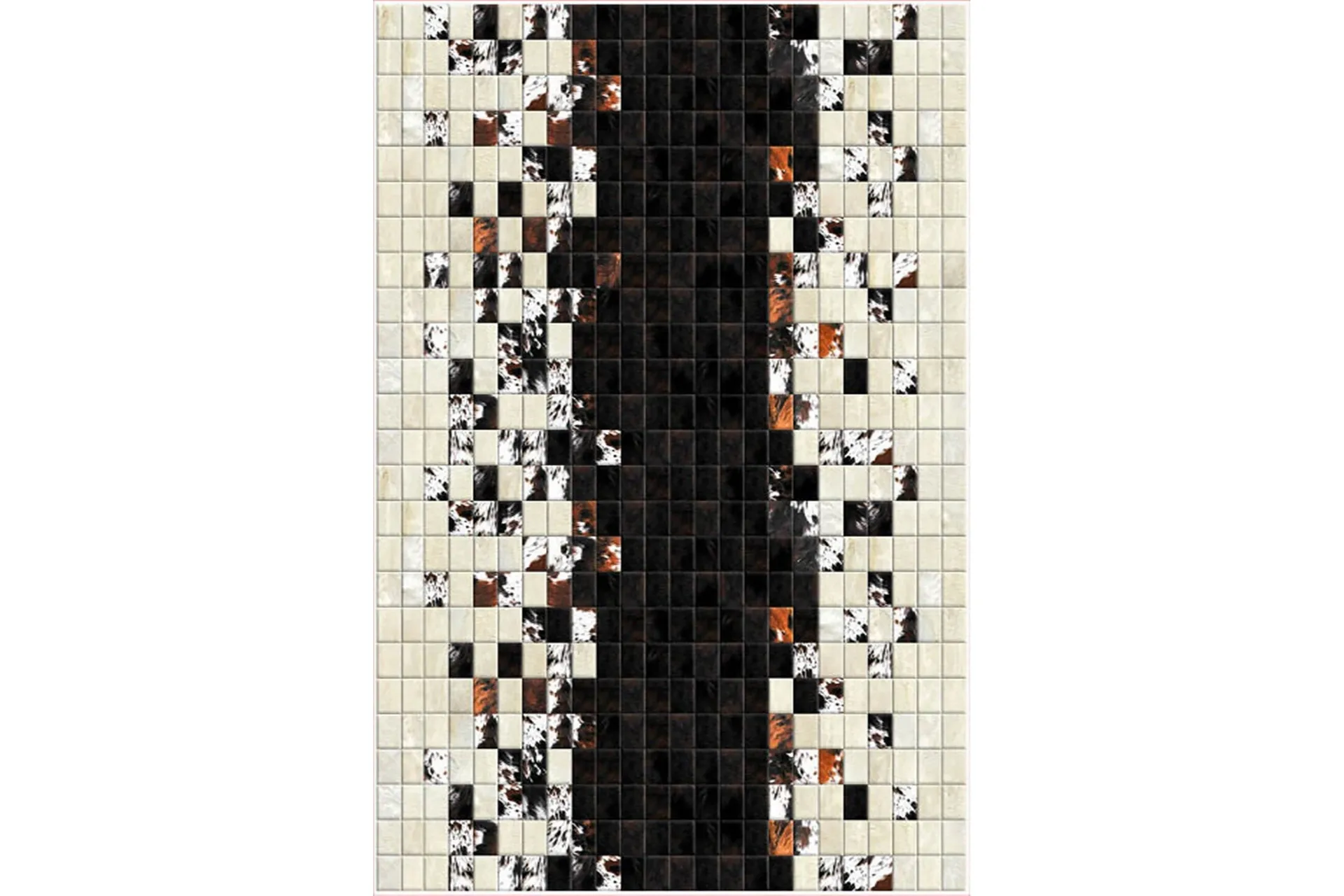 Homefesto Matta 140x220 cm - Multif&auml;rgad/Sammet