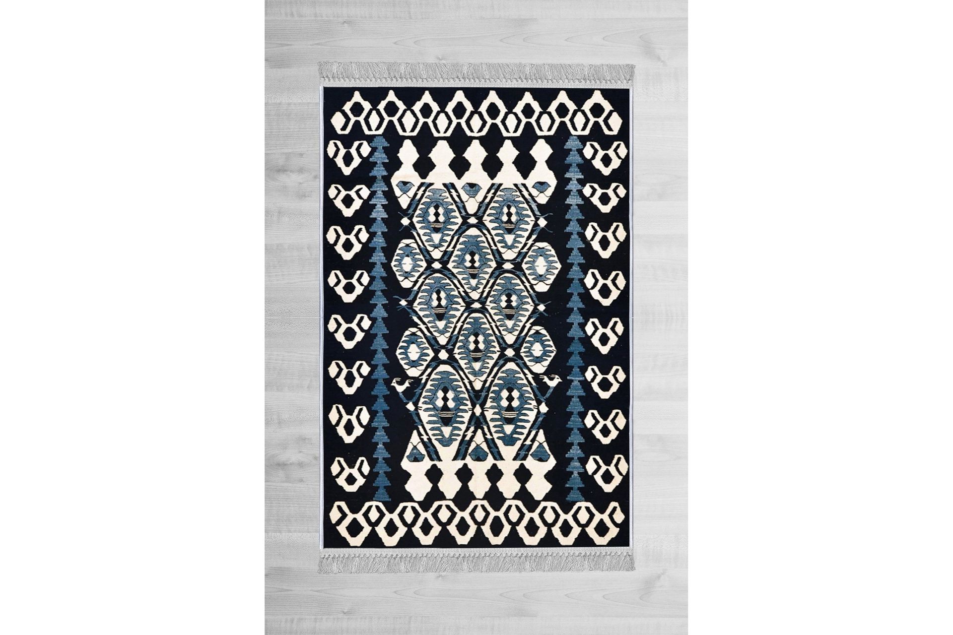 Homefesto Matta 140x220 cm - Multif&auml;rgad/Sammet