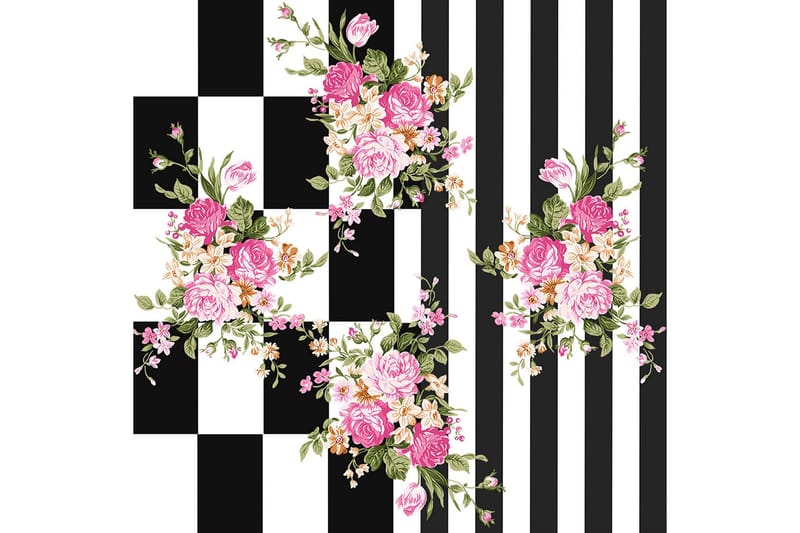 Homefesto Matta 160x230 cm - Multifärgad - Textil & mattor - Matta - Orientalisk matta - Persisk matta