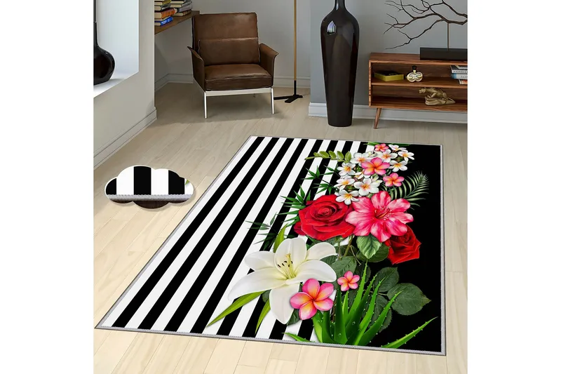 Homefesto Matta 160x230 cm - Multifärgad - Textil & mattor - Matta - Orientalisk matta - Persisk matta