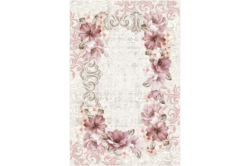 Homefesto Matta 160x230 cm, Multifärgad/Sammet