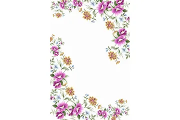 Homefesto Matta 160x230 cm - Multifärgad/Sammet - Textil & mattor - Matta - Orientalisk matta - Persisk matta