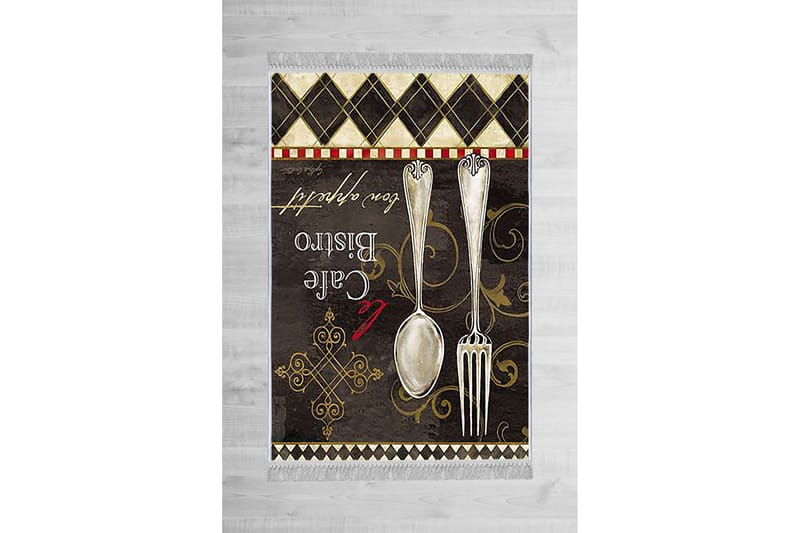 Homefesto Matta 160x230 cm, Multifärgad/Sammet