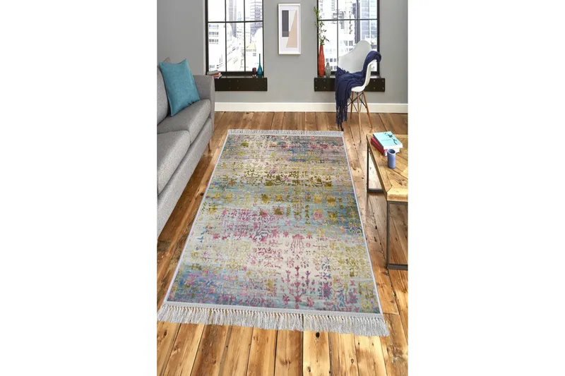 Homefesto Matta 160x230 cm, Multifärgad/Sammet