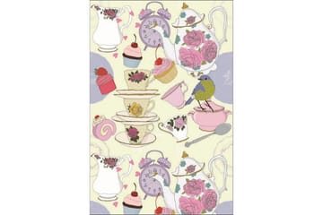 Homefesto Matta 160x230 cm - Multifärgad/Sammet - Textil & mattor - Matta - Orientalisk matta - Persisk matta