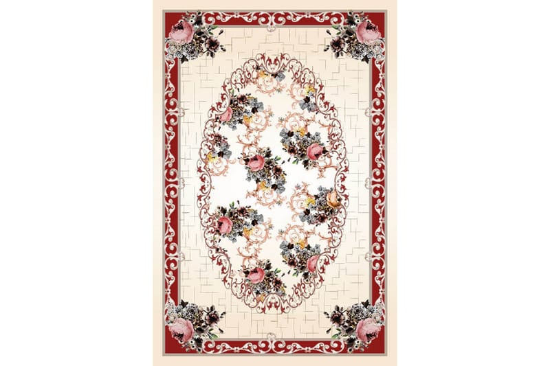 Homefesto Matta 160x230 cm - Multifärgad/Sammet - Textil & mattor - Matta - Orientalisk matta - Persisk matta