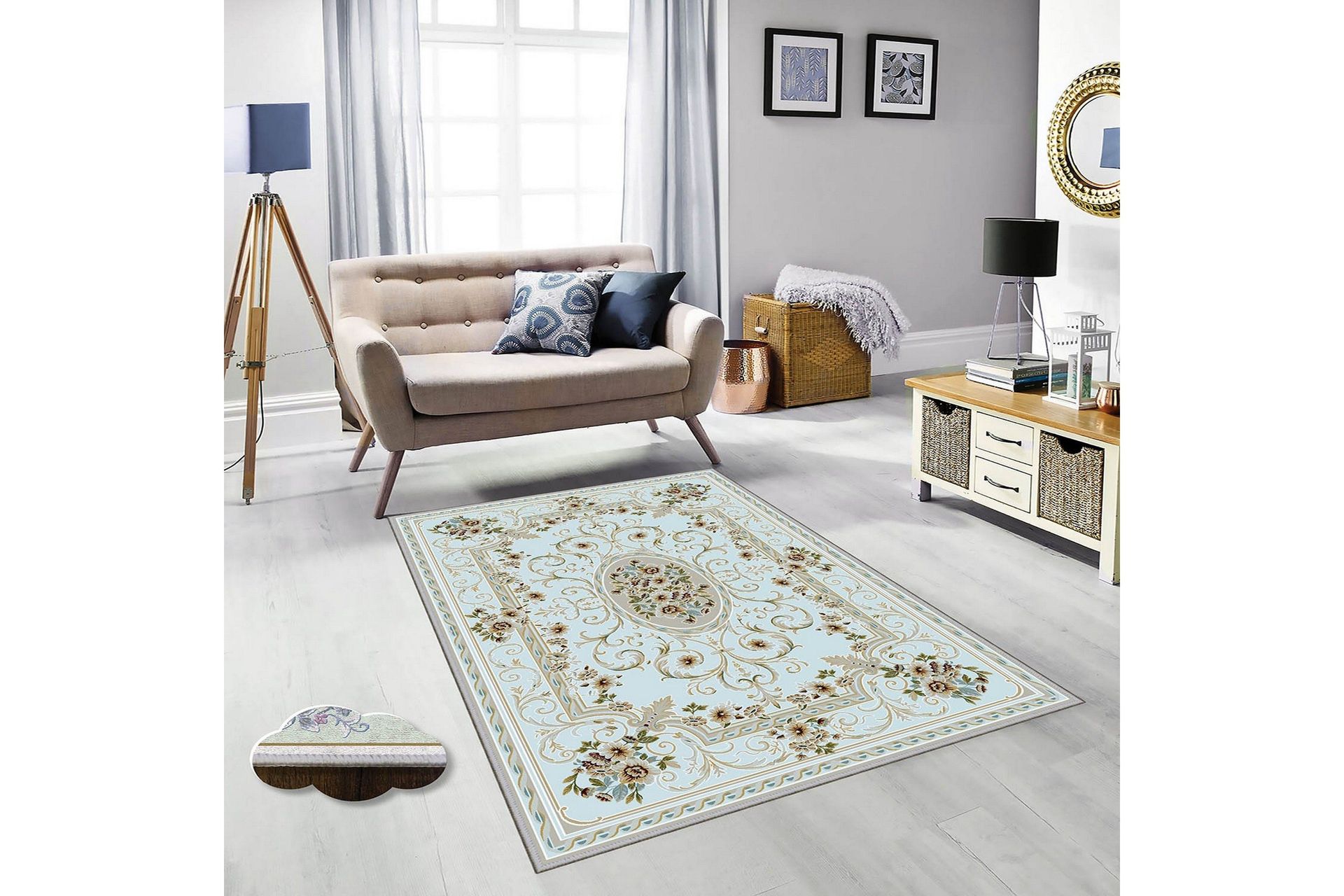 Homefesto Matta 160x230 cm - Multif&auml;rgad